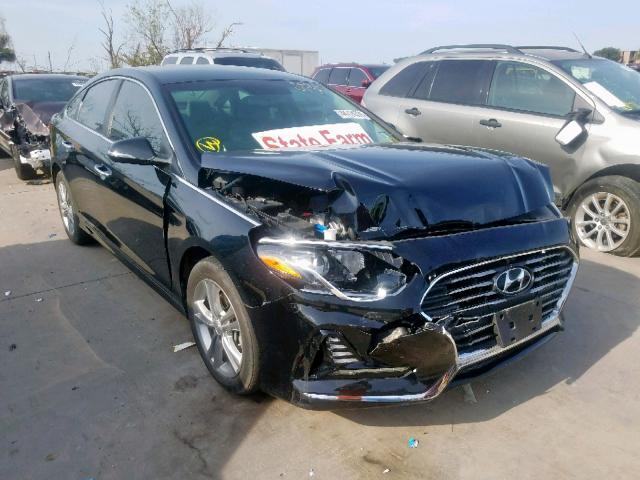 5NPE34AFXJH615327 - 2018 HYUNDAI SONATA SPO BLACK photo 1