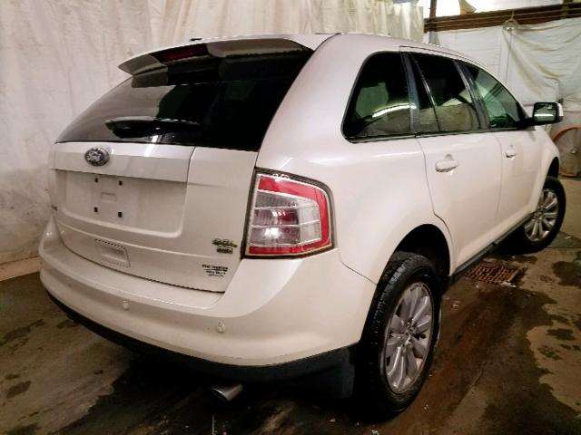 2FMDK4JC1ABB19425 - 2010 FORD EDGE SEL WHITE photo 4