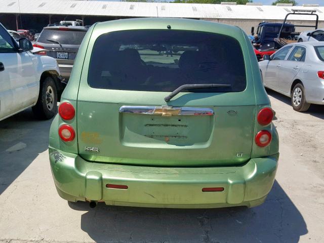 3GNDA23D18S537433 - 2008 CHEVROLET HHR LT GREEN photo 9