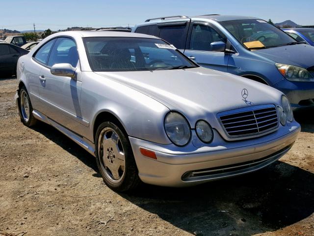 WDBLJ74G41F176881 - 2001 MERCEDES-BENZ CLK 55 AMG SILVER photo 1