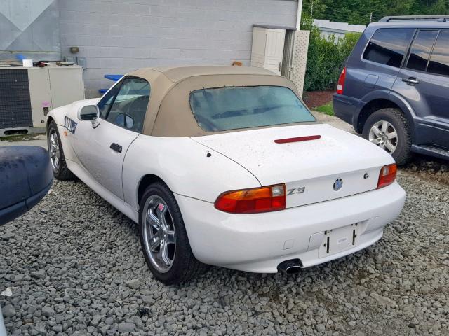 4USCH7326WLE05831 - 1998 BMW Z3 1.9 WHITE photo 3