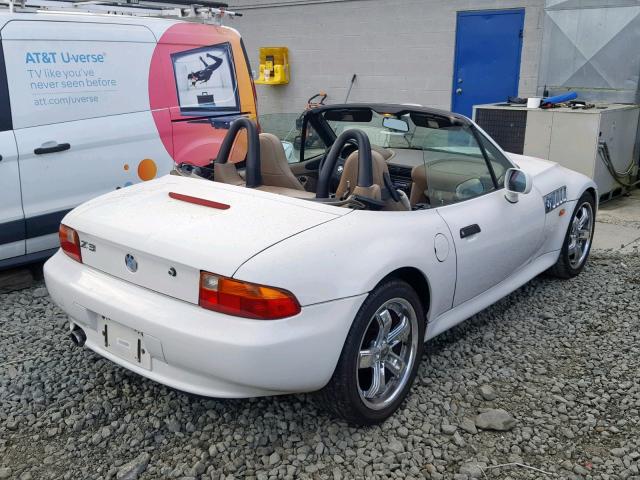 4USCH7326WLE05831 - 1998 BMW Z3 1.9 WHITE photo 4