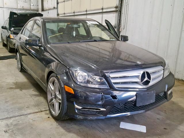 WDDGF4HB2DA786156 - 2013 MERCEDES-BENZ C 250 BLACK photo 1