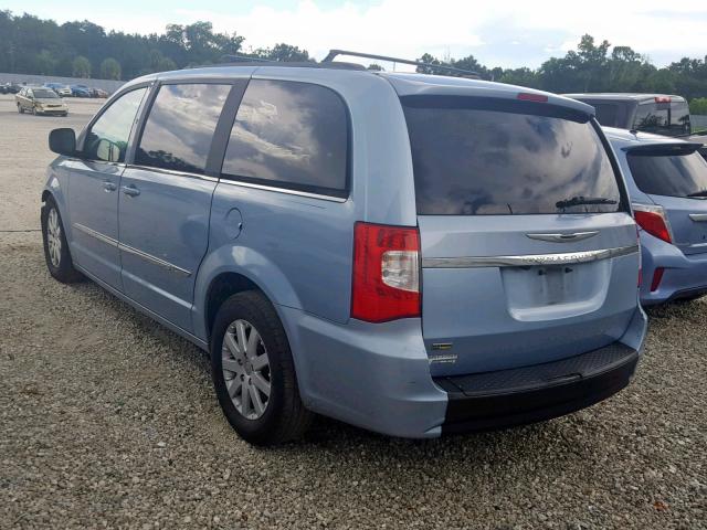 2C4RC1BG4DR774357 - 2013 CHRYSLER TOWN & COU BLUE photo 3