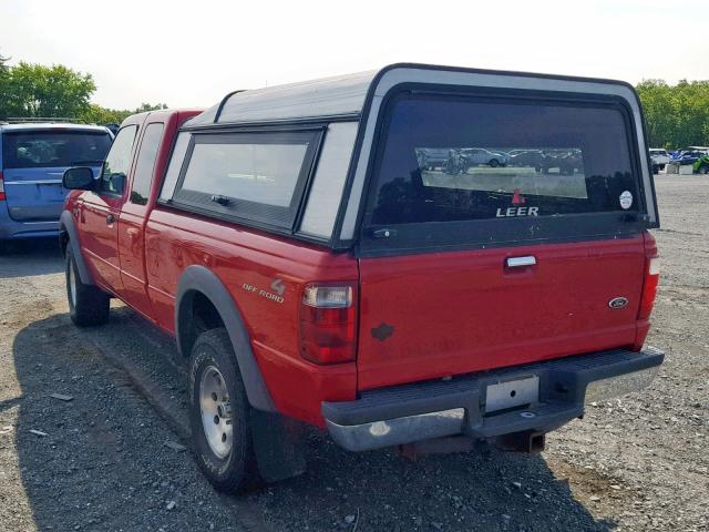 1FTZR45E63TA29059 - 2003 FORD RANGER SUP RED photo 3