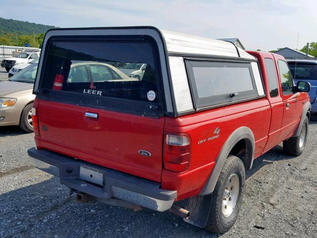 1FTZR45E63TA29059 - 2003 FORD RANGER SUP RED photo 4