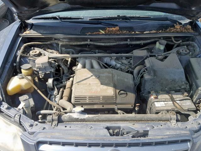 JTEGF21A830116465 - 2003 TOYOTA HIGHLANDER BLUE photo 7