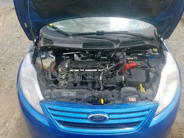 3FADP4AJ9BM105492 - 2011 FORD FIESTA S BLUE photo 7