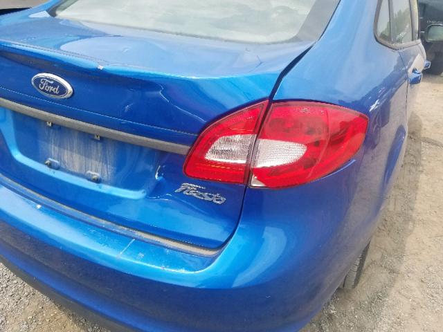 3FADP4AJ9BM105492 - 2011 FORD FIESTA S BLUE photo 9