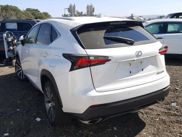 JTJYARBZ5F2004930 - 2015 LEXUS NX 200T WHITE photo 3