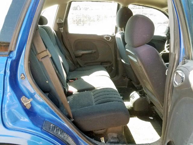 3C4FY58B25T537310 - 2005 CHRYSLER PT CRUISER BLUE photo 6