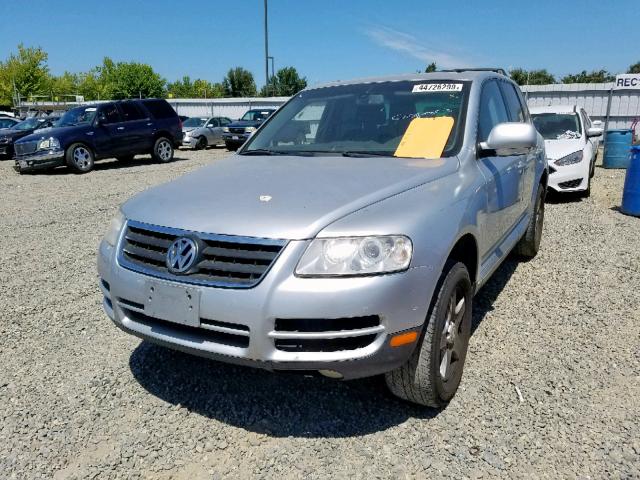 WVGZG77L05D022295 - 2005 VOLKSWAGEN TOUAREG 3. SILVER photo 2