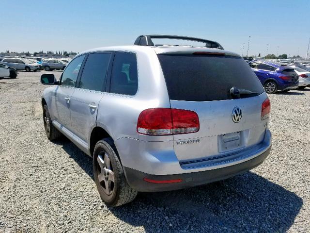 WVGZG77L05D022295 - 2005 VOLKSWAGEN TOUAREG 3. SILVER photo 3