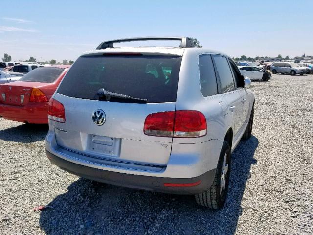 WVGZG77L05D022295 - 2005 VOLKSWAGEN TOUAREG 3. SILVER photo 4