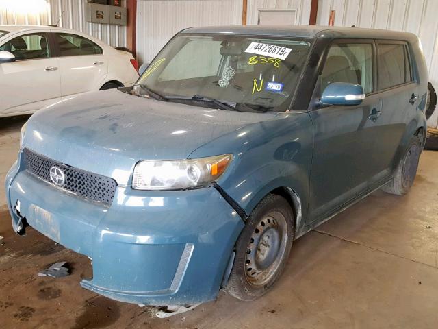 JTLZE4FE7A1108358 - 2010 TOYOTA SCION XB BLUE photo 2