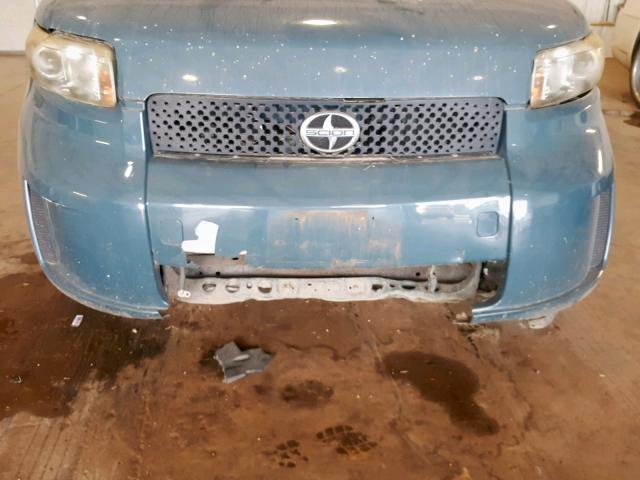 JTLZE4FE7A1108358 - 2010 TOYOTA SCION XB BLUE photo 9