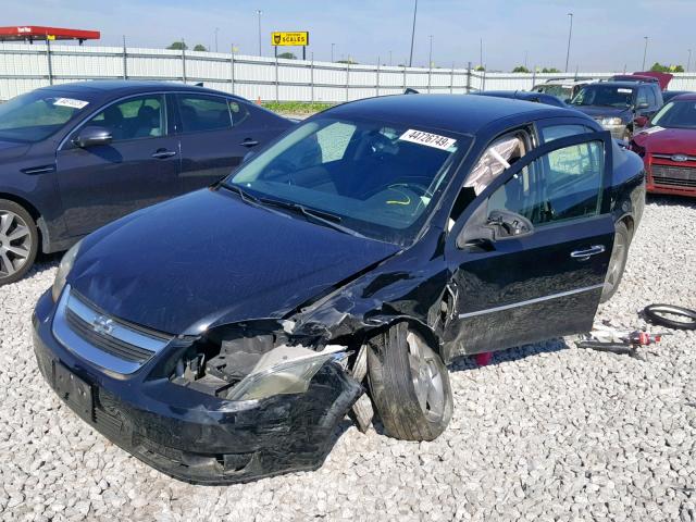 1G1AD5F56A7141942 - 2010 CHEVROLET COBALT 1LT BLACK photo 2