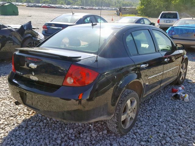 1G1AD5F56A7141942 - 2010 CHEVROLET COBALT 1LT BLACK photo 4