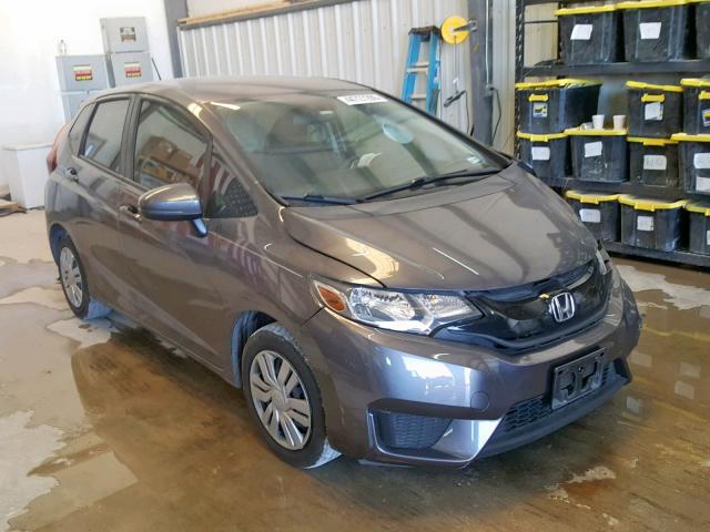 3HGGK5H52HM707651 - 2017 HONDA FIT LX GRAY photo 1