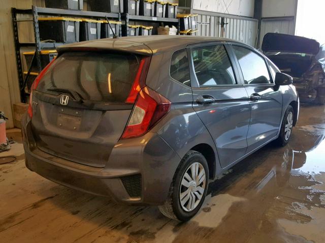 3HGGK5H52HM707651 - 2017 HONDA FIT LX GRAY photo 4