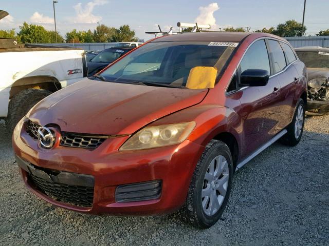 JM3ER293970107425 - 2007 MAZDA CX-7 RED photo 2