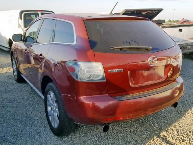 JM3ER293970107425 - 2007 MAZDA CX-7 RED photo 3