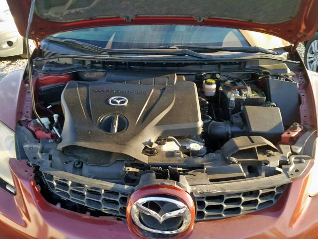 JM3ER293970107425 - 2007 MAZDA CX-7 RED photo 7