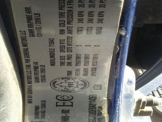 1GCJTDDE8A8114369 - 2010 CHEVROLET COLORADO L BLUE photo 9