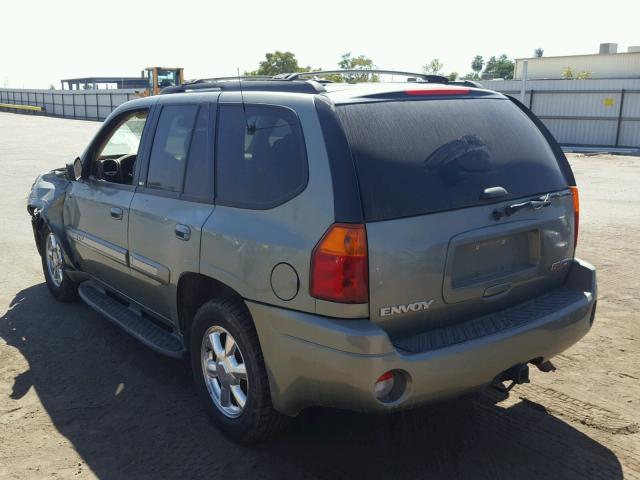 1GKDS13S032265433 - 2003 GMC ENVOY GREEN photo 3