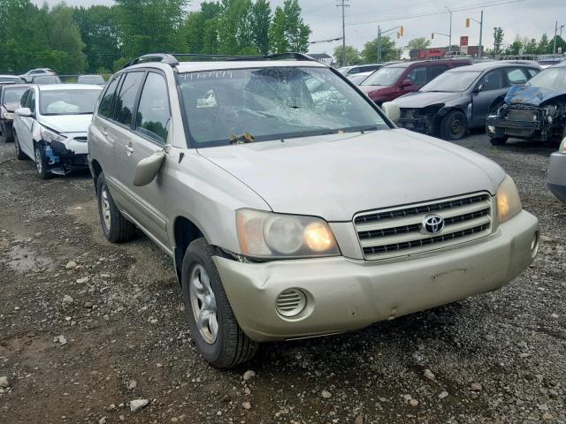 JTEHF21A230100542 - 2003 TOYOTA HIGHLANDER BEIGE photo 1