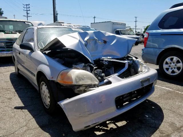 1HGEJ6226VL118713 - 1997 HONDA CIVIC DX SILVER photo 1