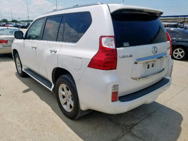 JTJBM7FX1A5010869 - 2010 LEXUS GX WHITE photo 3