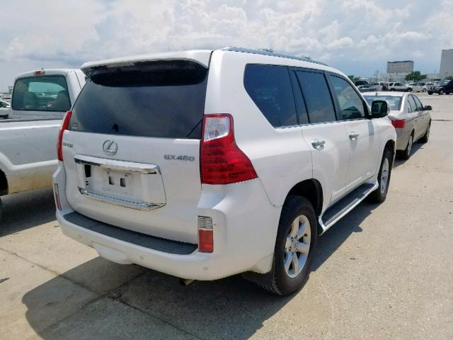 JTJBM7FX1A5010869 - 2010 LEXUS GX WHITE photo 4