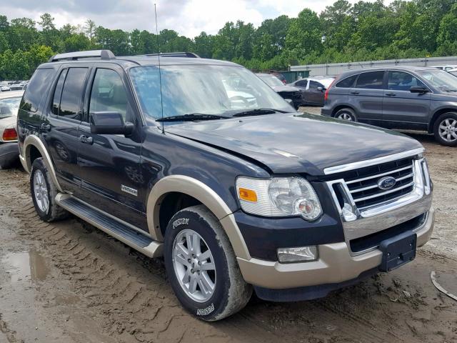 1FMEU64E67UA35773 - 2007 FORD EXPLORER E GRAY photo 1