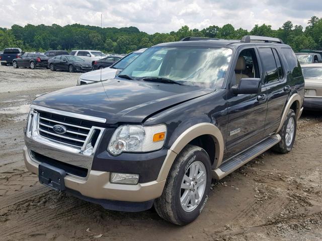 1FMEU64E67UA35773 - 2007 FORD EXPLORER E GRAY photo 2