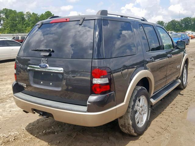 1FMEU64E67UA35773 - 2007 FORD EXPLORER E GRAY photo 4