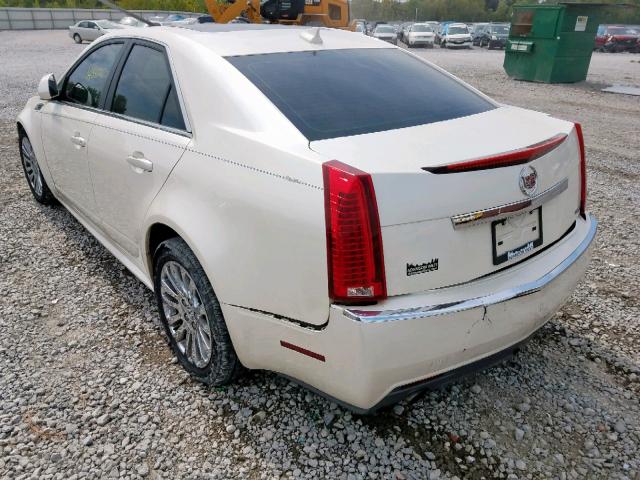 1G6DJ5EVXA0117993 - 2010 CADILLAC CTS PERFOR WHITE photo 3