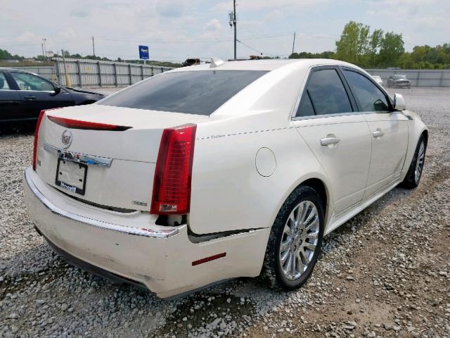 1G6DJ5EVXA0117993 - 2010 CADILLAC CTS PERFOR WHITE photo 4