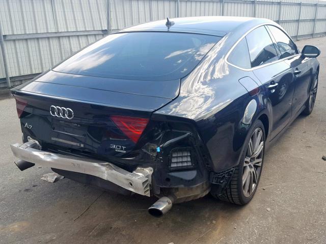 WAU3GAFC1DN082522 - 2013 AUDI A7 PRESTIG BLACK photo 4