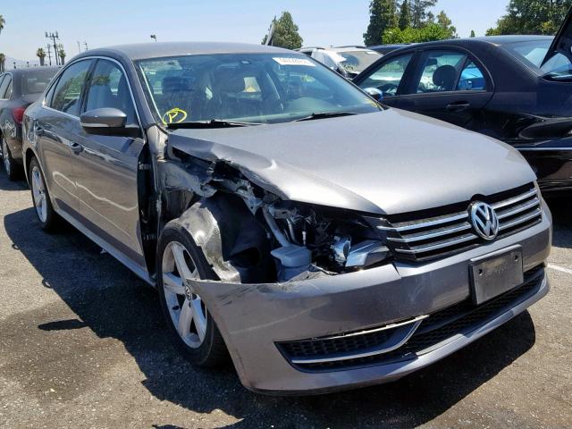 1VWBP7A31DC106237 - 2013 VOLKSWAGEN PASSAT SE GRAY photo 1