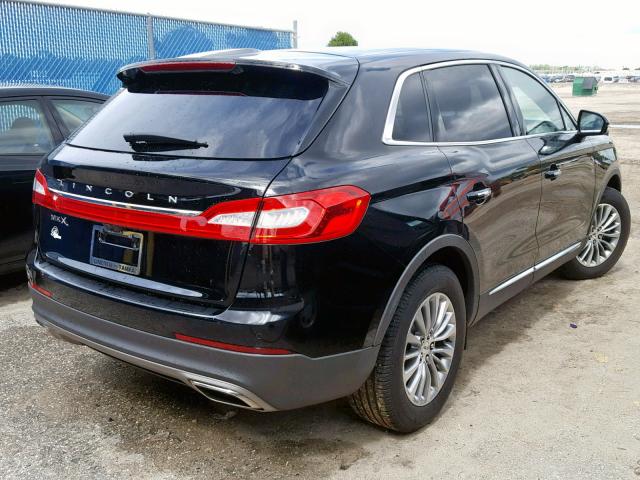 2LMPJ6KR8HBL44342 - 2017 LINCOLN MKX SELECT BLACK photo 4