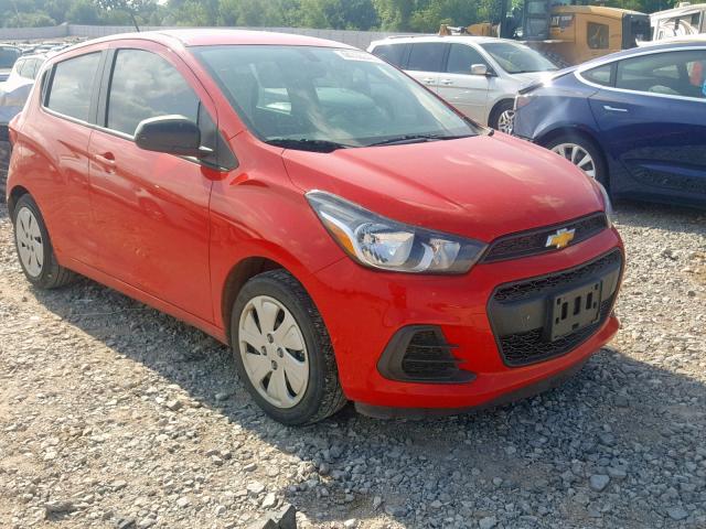 KL8CB6SA8GC539693 - 2016 CHEVROLET SPARK LS RED photo 1