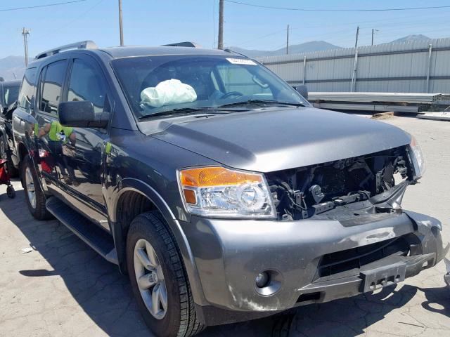 5N1AA0NC6EN605554 - 2014 NISSAN ARMADA SV GRAY photo 1