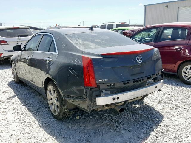 1G6AA5RA7E0171140 - 2014 CADILLAC ATS BLACK photo 3