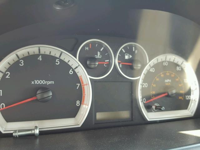 KL1TD5DE8AB114345 - 2010 CHEVROLET AVEO LS RED photo 8