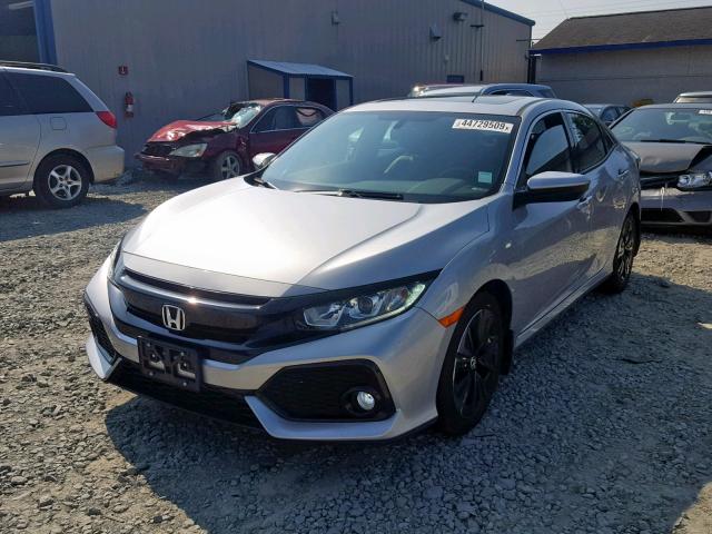 SHHFK7H7XHU202130 - 2017 HONDA CIVIC EXL 银色 照片 2