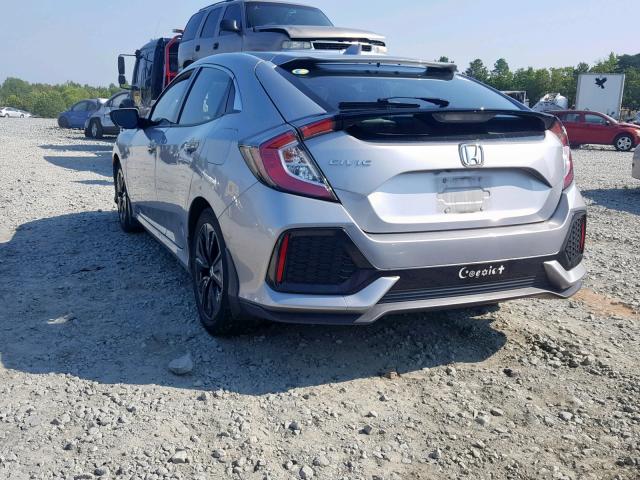 SHHFK7H7XHU202130 - 2017 HONDA CIVIC EXL 银色 照片 3