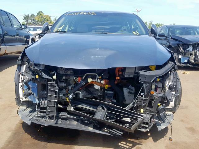 KNAGN4AD2E5075959 - 2014 KIA OPTIMA HYB CHARCOAL photo 9