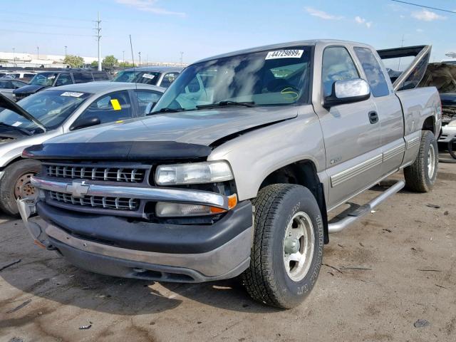 2GCEK19T6X1184961 - 1999 CHEVROLET SILVERADO SILVER photo 2