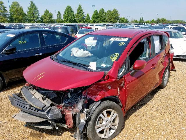 3N1CE2CP2FL431120 - 2015 NISSAN VERSA NOTE RED photo 2